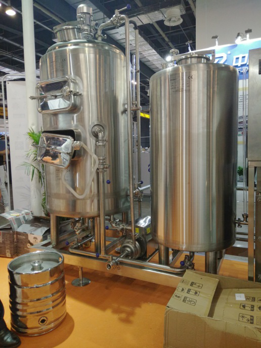 SUS304 ALL in one home craft beer brewing equipment and system made by WEMAC factory widely used in hotel